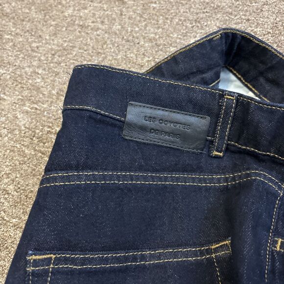 Les Coyotes De Paris Dark Wash Straight Leg Jeans Blue FR 36 - 31 inseam - Picture 9 of 10